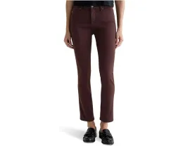 Прямые зауженные джинсы AG Jeans Mari со средней посадкой в цвете Coffee Bean