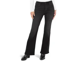 Джинсы Liverpool Los Hannah с расклешенным силуэтом и средней посадкой в цвете Heron Lake