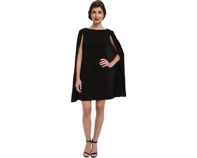 Платье-футляр Adrianna Papell Structured Cape Sheath с накидкой