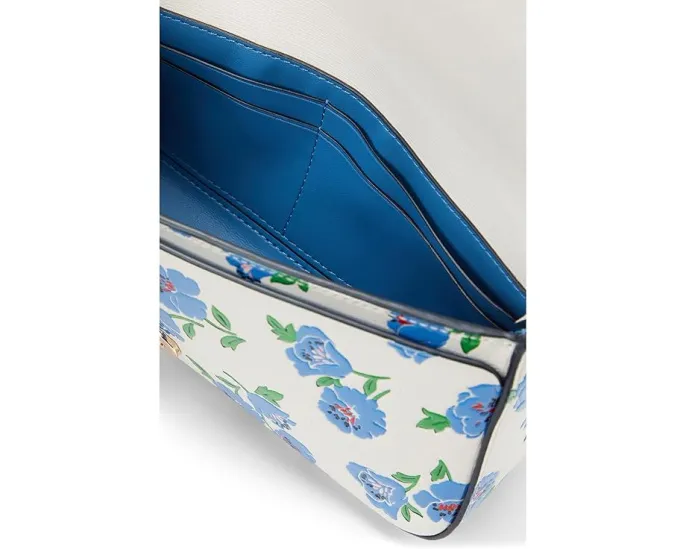 Кошелек Kate Spade New York Devin Springtime Blooms Flap Chain с цепочкой