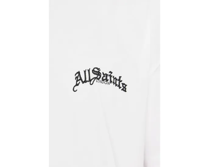 Футболка AllSaints Descent с коротким рукавом белая