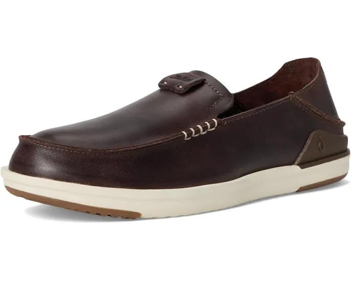 OluKai Kakaha мокасины из цельной кожи со съемной стелькой