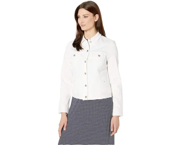 Liverpool Классическая джинсовая куртка с карманами на пуговицах