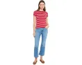 Джинсы Madewell Stretch Flare Crop в стиле Midvale с необработанным краем