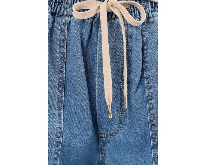 Джинсы Liverpool Los Angeles Easy Mid-Rise Pull-on с прямой штаниной и эластичным поясом