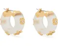 Серьги-кольца Kate Spade New York Heritage Bloom Small Hoops