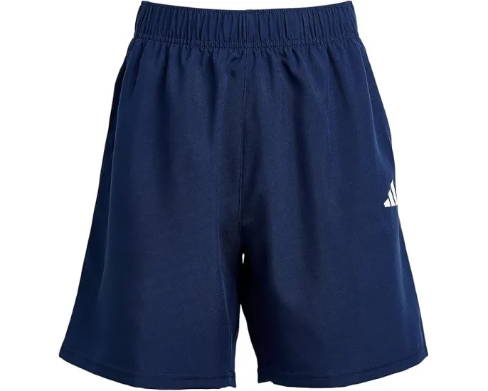 Adidas Kids Woven Essentials шорты с логотипом черные