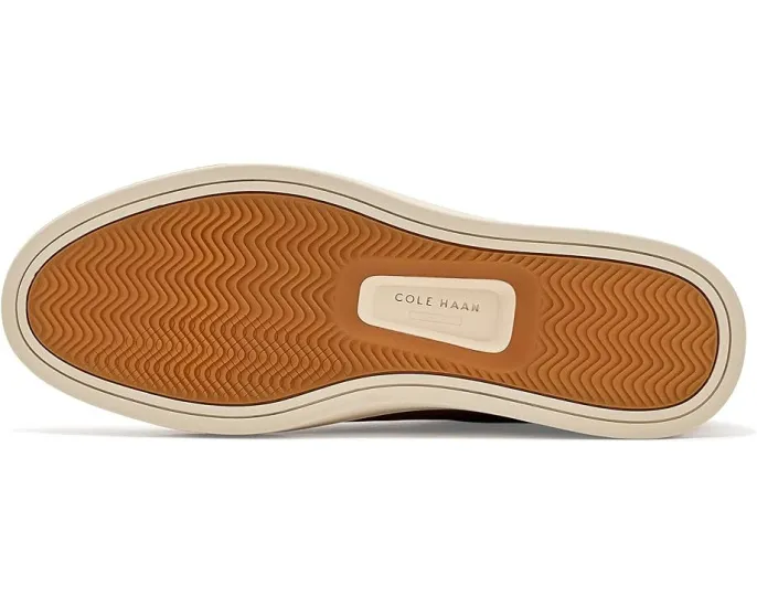 Cole Haan Grandpro Luxe Slip On слипоны из кожи с круглым носком