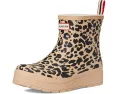 Утепленные короткие сапоги Play Short Insulated от Hunter цвет Medium Natural Leopard