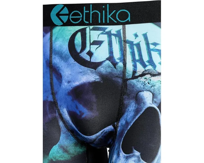 Трусы-плавки ethika Death's Treasure с эластичным поясом и принтом