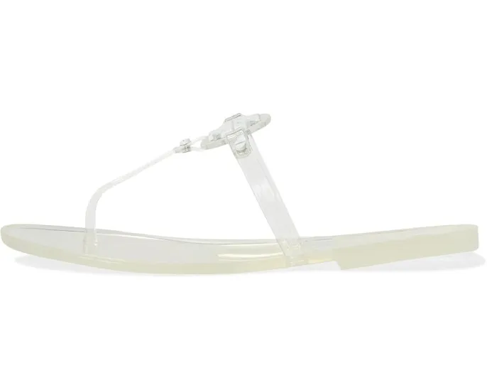 Босоножки-сланцы Mini Miller Jelly Tory Burch с прозрачным верхом