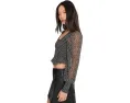 Топ Free People Dottie Knit Top с принтом и длинными рукавами
