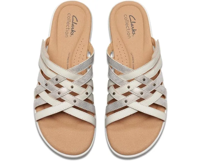 Плоские босоножки Clarks Elizabelle Rio с застежкой на липучке