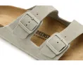 Сандалии Birkenstock Arizona из замши с пробковой стелькой