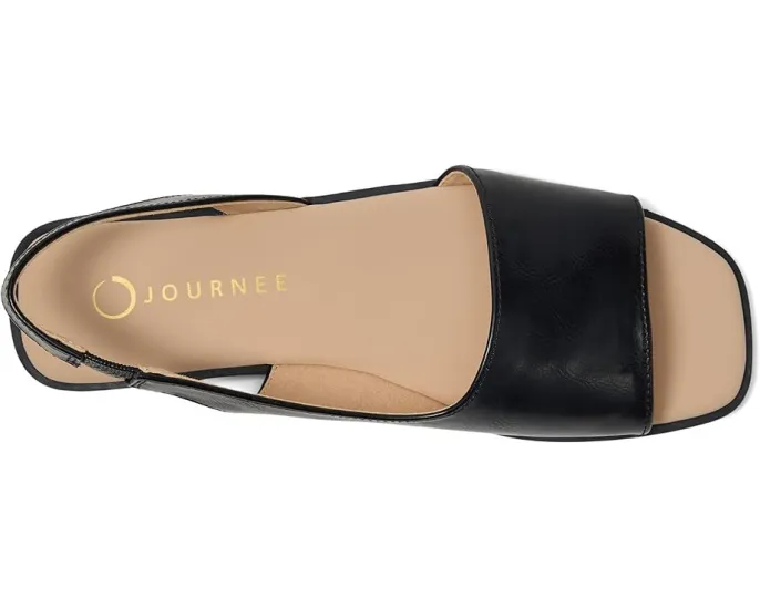 Сандалии Journee Collection Brinsley с плоской подошвой и квадратным носком