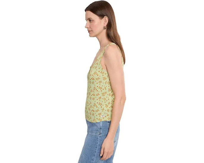 Майка Foothill Pointelle Henley Tank из органического хлопка и переработанного полиэстера Toad&Co