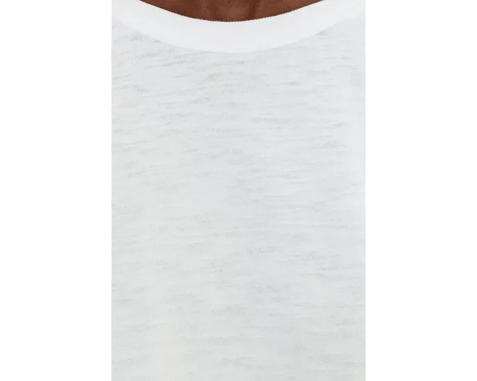 Укороченная футболка Lilla P Cropped Boyfriend с длинным рукавом и свободным кроем