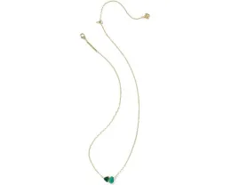 Короткое колье Kendra Scott Tatum с подвеской из малахита
