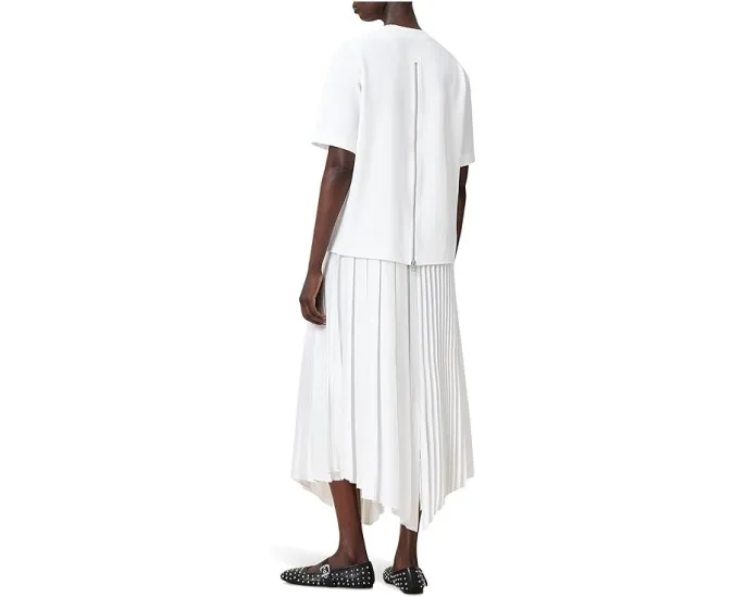 Платье-футболка AllSaints Jax Tee с отстегивающимся верхом