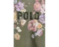 Футболка Polo Ralph Lauren Kids свободного кроя с цветочным принтом из хлопкового джерси