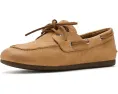 Кроссовки Sperry Slimboat из темно-коричневой кожи с 360° шнуровкой