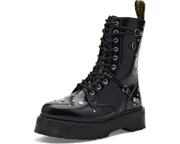 Ботинки Dr. Martens Jadon Hi Hardware на платформе с заклепками