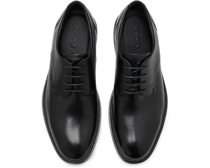 Туфли ECCO Prague Derby Plain Toe Oxford кожаные на шнуровке