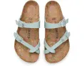 Сандалии Birkenstock Mayari с цветным принтом на стельке и перекрестными ремешками