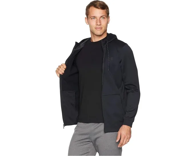 Толстовка Under Armour Armour Fleece Full Zip с капюшоном и технологией Storm