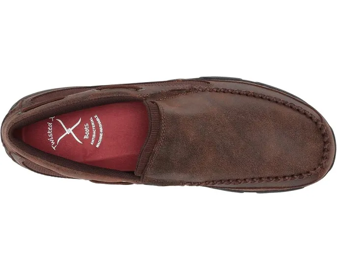 Мокасины Twisted X MDMS009 из состаренной кожи с композитной стелькой XD