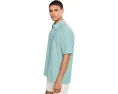 Рубашка Barbour Nelson Short Sleeve Summer Fit из льняной смеси с коротким рукавом