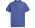 Поло из хлопковой сетки с лошадкой Polo Ralph Lauren Kids для малышей