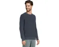 Свитер Faherty Sunwashed Crewneck из органического хлопка с вафельной вязкой