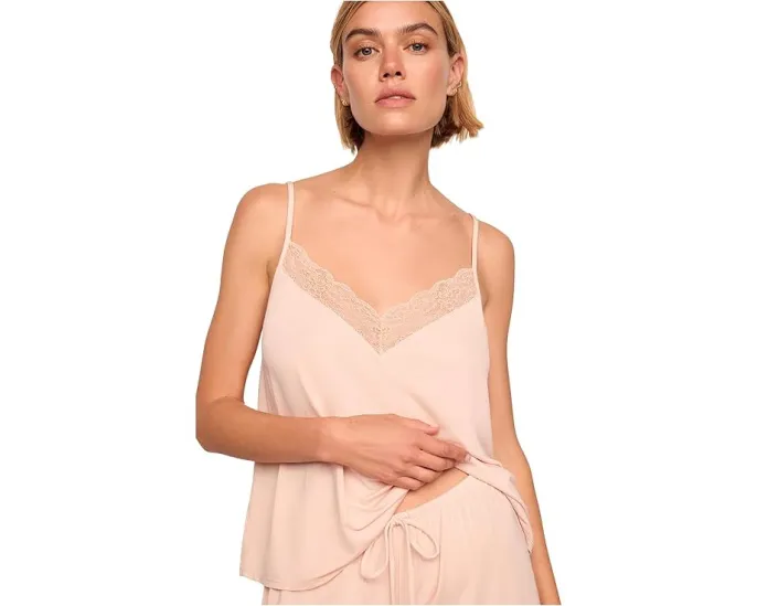 Пижамный комплект Eberjey Kari из TENCEL™ Modal с кружевом и регулируемыми бретелями