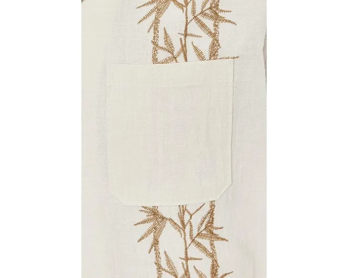 Рубашка Hurley Sano Camp с коротким рукавом и вышивкой