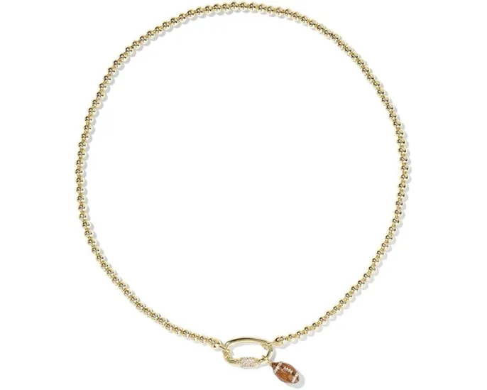 Колье Football Metal Strand с круглыми синтетическими камнями от Kendra Scott