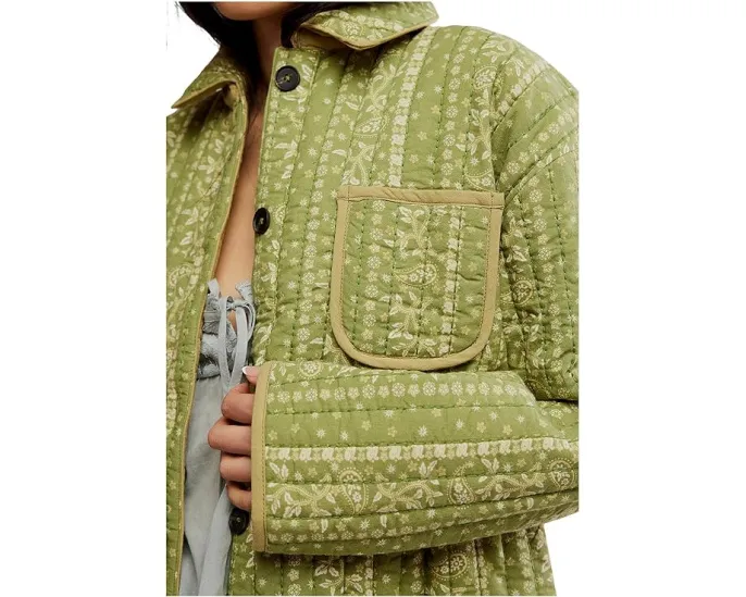 Куртка Alexie стёганая с контрастной подкладкой от Free People