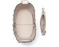 Мини-ведро Kate Spade New York Halo из мелкозернистой кожи со стразами