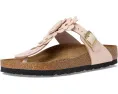 Сандалии Birkenstock Gizeh Flowers из кожи с регулируемой пряжкой