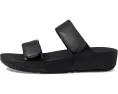 Сланцы FitFlop Lulu Adjustable Leather Slides с ремешком на липучке