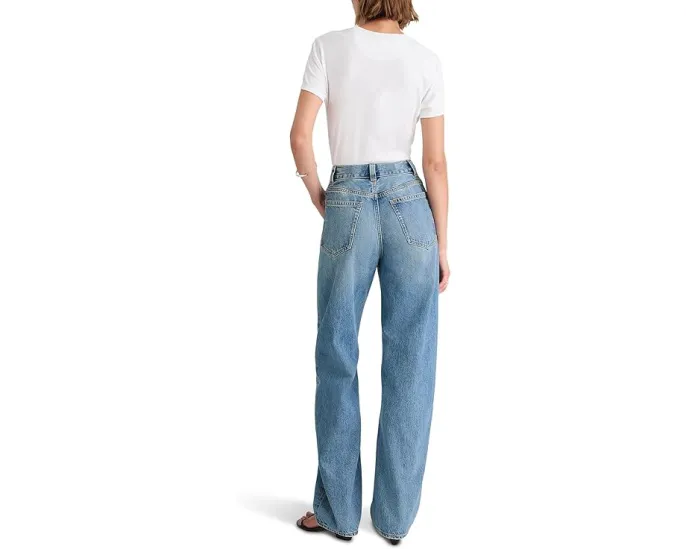Джинсы Madewell Balloon Jean с винтажным эффектом и высокой посадкой в цвете Dobbins Wash