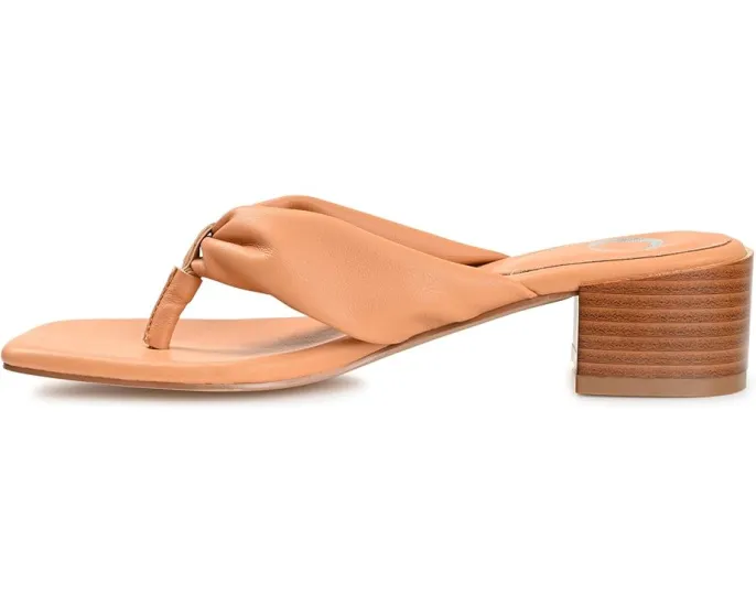 Босоножки Seelah от Journee Collection с плетеной отделкой и каблуком