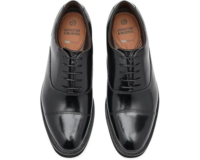 Туфли Tyson Dress Cap Toe Johnston Murphy из натуральной кожи