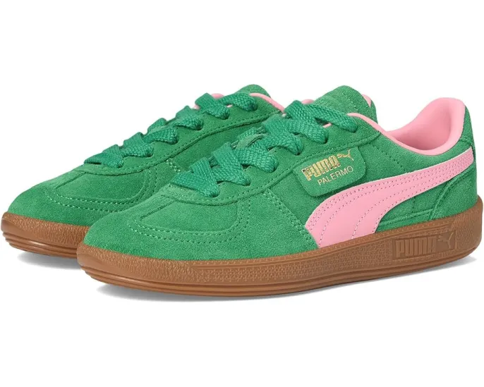 Детские кроссовки PUMA Palermo из замши с классическим Т-образным носком
