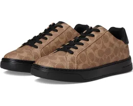 Кроссовки High Line из фирменного полотна COACH с круглым носком на подошве EVA