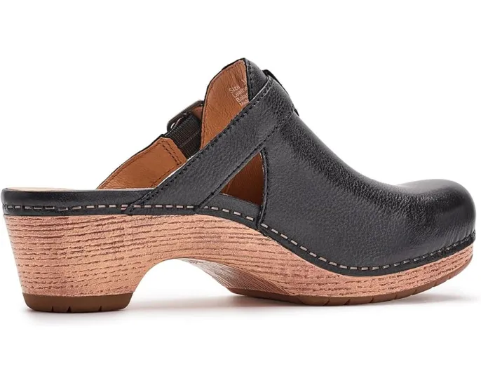 Клоги Dansko Leandra с кожаным верхом и энергопоглощающей подошвой