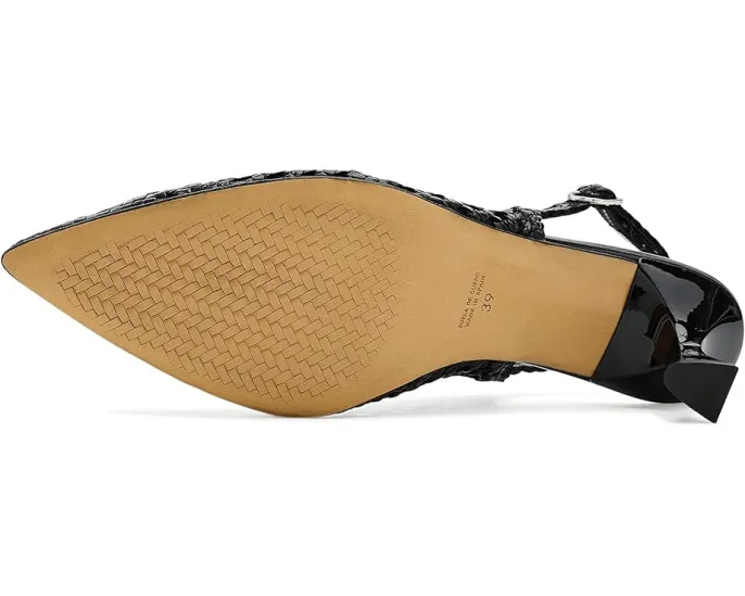 Туфли-лодочки Pump с плетеной кожей и застежкой-пряжкой La Canadienne