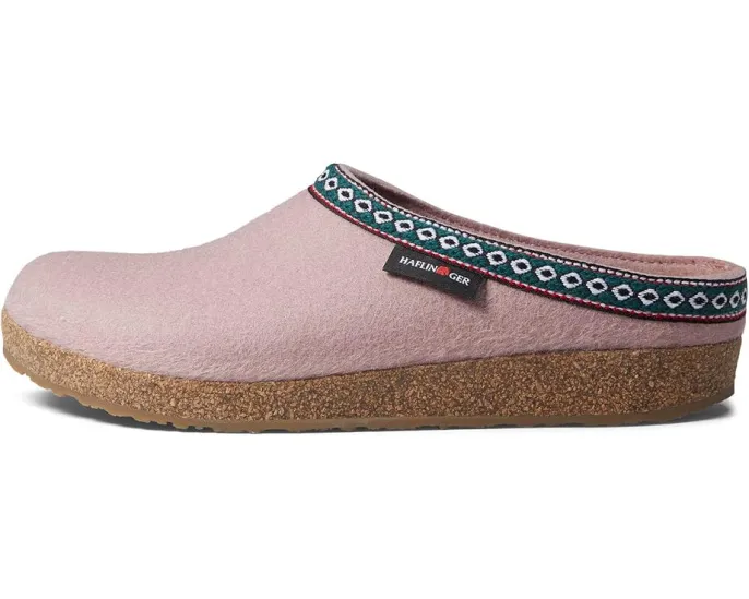 Haflinger GZ домашняя обувь с текстильным верхом и круглым носком