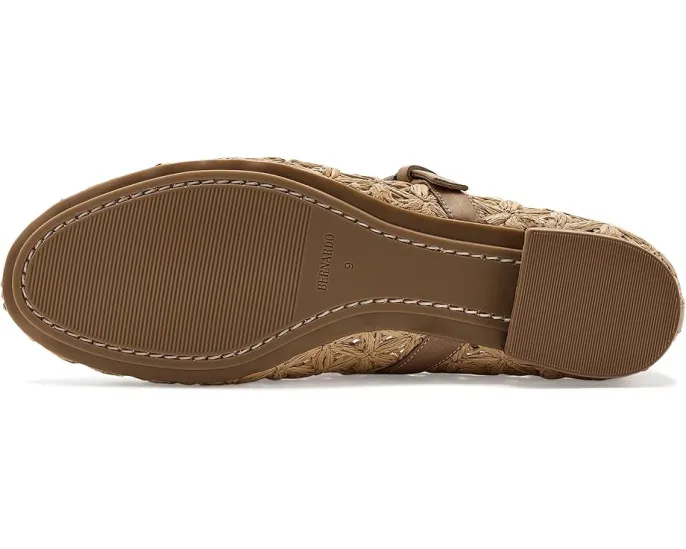 Бернардо Borden Raffia туфли из рафии с ремешком