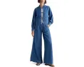 Джинсы AG Jeans Melinda с ультраширокими штанинами из легкого денима